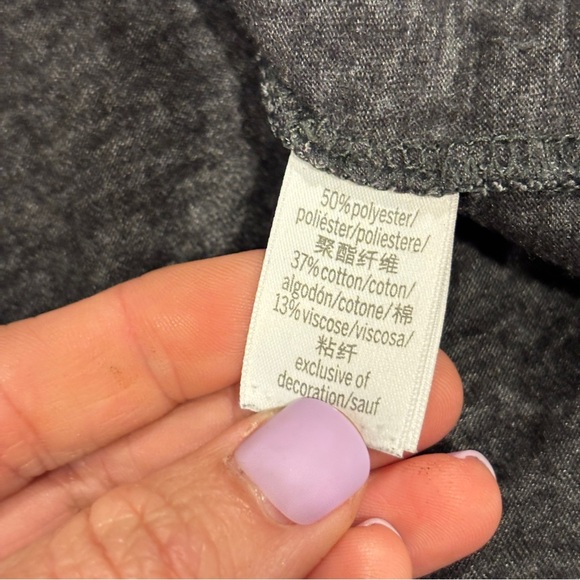 Victoria's Secret Bling Gray Long Sleeve Top Boat Neck Size Medium - Picture 6 of 10